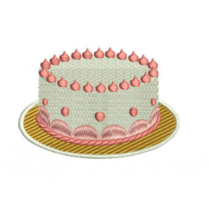 borduurpatroon taart cake