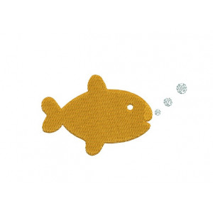 borduurpatroon dier goudvis