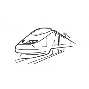 borduurpatroon voertuig trein2