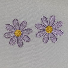 Applicatie mini bloem lila