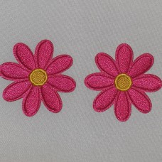 Applicatie mini bloem roze