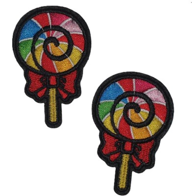 Applicatie regenboog lolly