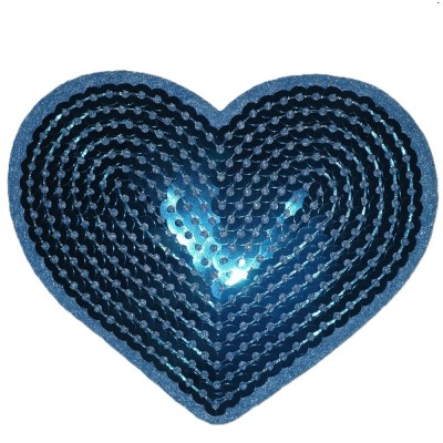 Applicatie hart blauw Applicatie hart blauw