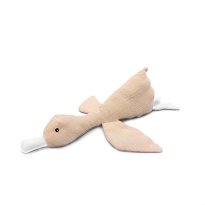 Knuffel eend beige