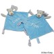 Knuffeldoek beer blauw