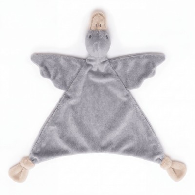 Knuffeldoek eend grijs