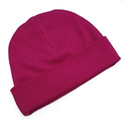 Babymuts zachte katoen fuchsia