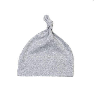 Babymuts knoop grijs Babymuts knoop grijs