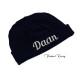 Babymuts luxe donkerblauw