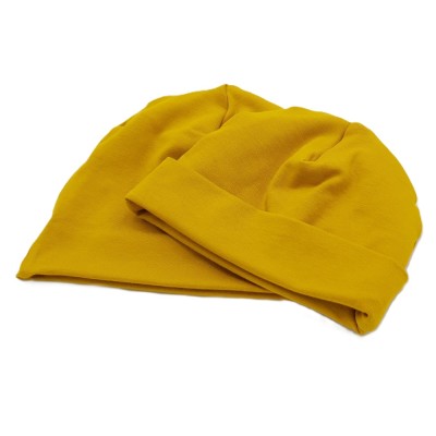 Babymuts luxe okergeel Babymuts luxe okergeel