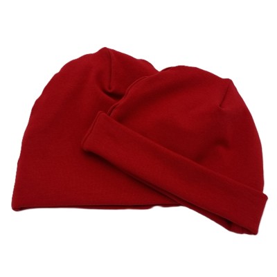 Babymuts luxe rood Babymuts luxe rood
