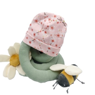 Babymuts roze bloesem Babymuts roze bloesem