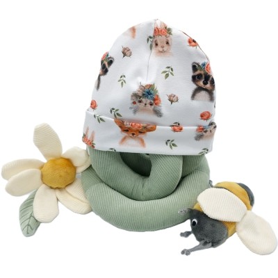Babymuts wit dieren Babymuts wit dieren