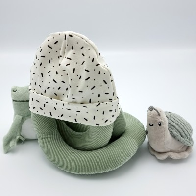 Babymuts streep ivoor Babymuts streep ivoor