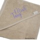 Badcape beige XL