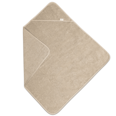 Badcape beige grijs XL