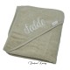 Badcape beige grijs Badcape beige grijs