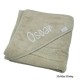Badcape beige grijs Badcape beige grijs