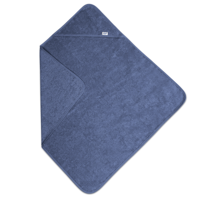 Badcape jeansblauw XL