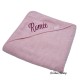 Badcape roze XL