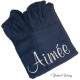 Poncho donkerblauw