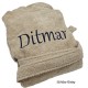 Badjas volwassenen sahara beige