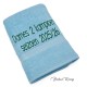 Douchelaken blauw Douchelaken blauw
