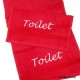 Gastendoek rood