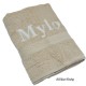 Handdoek beige