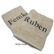 Handdoek beige