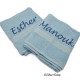 Handdoek blauw Handdoek blauw