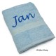 Handdoek blauw Handdoek blauw