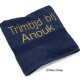 Handdoek donkerblauw