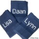 Handdoek donkerblauw