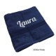 Handdoek donkerblauw