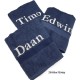 Handdoek donkerblauw