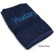 Handdoek donkerblauw