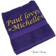 Handdoek paars Handdoek paars