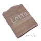 Handdoek pinkstone Handdoek pinkstone