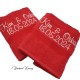 Handdoek rood Handdoek rood