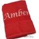 Handdoek rood Handdoek rood