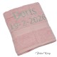 Handdoek roze