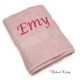 Handdoek roze