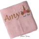 Handdoek roze