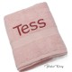Handdoek roze