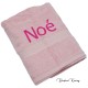 Handdoek roze