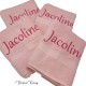 Handdoek roze