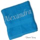 Handdoek turquoise