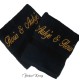Handdoek zwart