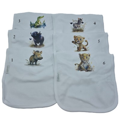 Slabber wit bedrukt Slabber wit bedrukt